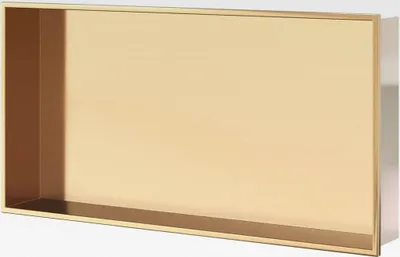 Produktbild von Duschnische Golden Gebürstet 62x32x9 cm Edelstahl, Wandnische, Wandnische Dusche, Badnische, Wandnischen, Einbaunische Dusche, Badnischen