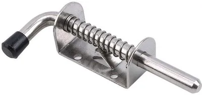 Produktbild von Garage- und Gartentor-Viereck, 2er-Pack, RVS, 10x128mm