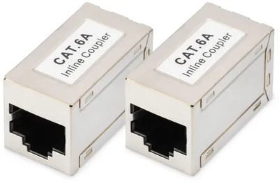 Produktbild von DIGITUS Modular Kupplung CAT 6A geschirmt - 2 Stk.