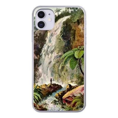 Produktbild von MuchoWow® Handyhülle Schutzhülle Hülle für iPhone 11 Wasserfall - Kunst - Alte Meister Silikon Softcase Handy Hülle - Handytasche