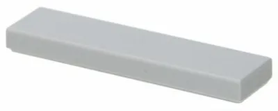 Produktbild von 10x LEGO Fliese 1 x 4 (2431) - Hellgrau