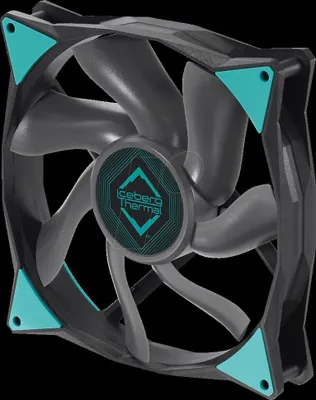 Produktbild von Iceberg Thermal IceGALE, Ventilator, 14 cm, 500 RPM, 1600 RPM, Schwarz