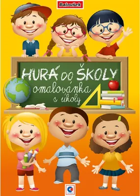 Immagine prodotto di Baloušek Stampa libro da colorare A4 - Evviva la scuola