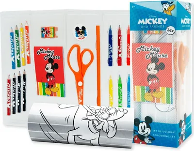 Produktbild von Mickey Mouse Kreativturm 24-teilig mit Malen Schreibzubehör