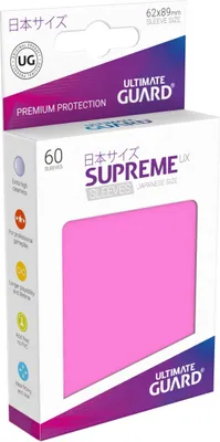 Produktbild von Ultimate Guard Supreme UX Sleeves Japanische Größe Transparent (60)