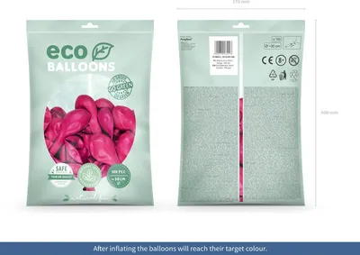 Immagine prodotto di 100 Eco Pastell Ballons rosa 30 cm