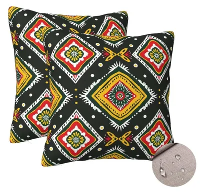 Productafbeelding van Set van 2 Weerbestendige Tuinkussens 30 x 30 cm