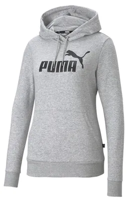 Produktbild von PUMA Damen Ess Logo Hoodie Tr Sweatshirt, Grau, S