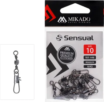 Obrázok produktu pre Mikado Barrel Eye Swivels r.8