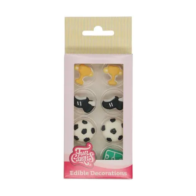 Produktbild von FunCakes F50705, Zuckerpaste, Mehrfarbig, Universal, Fußball, Zucker, Eier