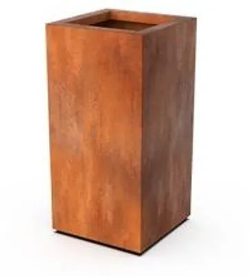 Productafbeelding van Plantenbak Artesa roestkleurig 40x40x80 cm Geroba