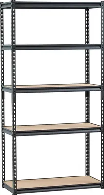 Immagine prodotto di Scaffali di stoccaggio 16" P x 36" L x 71,4" A Scaffalatura da garage a 5 ripiani