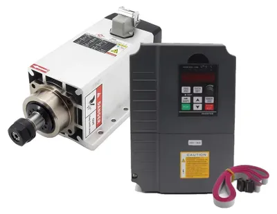 Produktbild von CNC-Spindelmotor, 18000 U/min, ER20 Spannzangenkompatibilität, Und 4KW VFD