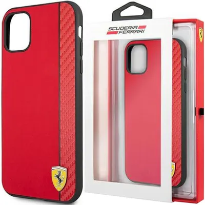 Obrázek produktu pro Ferrari Carbon - Kryt na iPhone 14 Pro (červený)