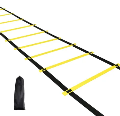 Obrázek produktu pro Sada agility žebříků o délce 2 a 2 metry pro trénink obratnosti a rovnováhy