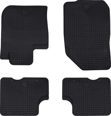 Imagen del producto de Alfombrilla de Coche 4 uds. Negro Goma