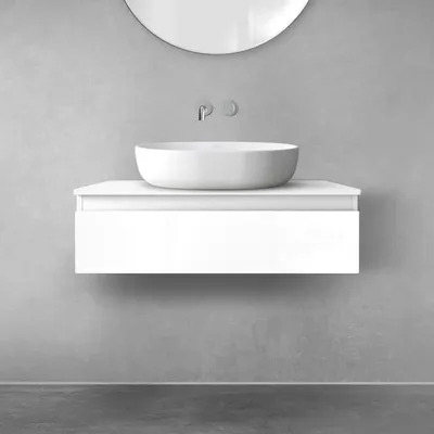 Imagen del producto de OLTENS: Mueble bajo lavabo con 1 cajón, 80 x 23,6 cm