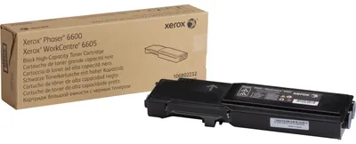 Produktbild von Xerox Tonerpatrone 106R02232 Schwarz für Phaser 6600 & WorkCentre 6605