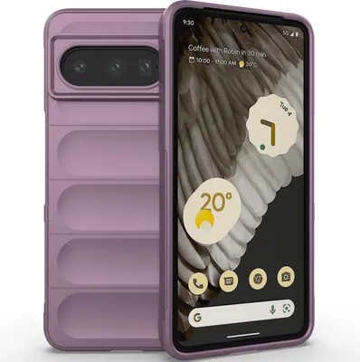 Image de Étui pour Google Pixel 8 Pro Étui protecteur antichoc en silicone TPU souple Violet
