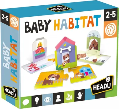 Produktbild von HEADU Puzzle-Tiere, 3-6 Jahre, 24735
