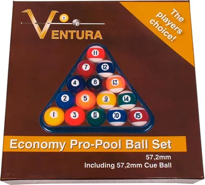 Immagine prodotto di Ventura Pool-Bälle-Set Poliestere 57,2 mm Economy