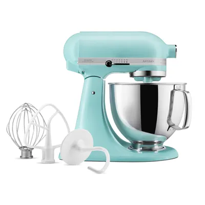 Produktbild von KitchenAid 5KSM125EMI 4,8L Küchenmaschine Factory Serviced, Farbe:Hellblau