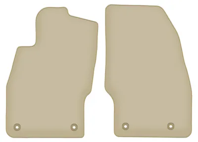 Image de Tapis de sol avant velours PREMIUM beige compatibles avec Opel Corsa D (2006-2015, berline à hayon) – avec fixations – sur‑mesure