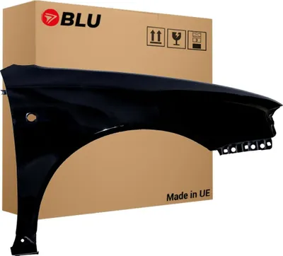 Immagine prodotto di BLU Parafango compatibile con Audi A3 8L LY9B Destra Schwarz BrillantSchwarz | 1996-2000 | Anteriore | Verniciato | Pronto per il montaggio | Acciaio
