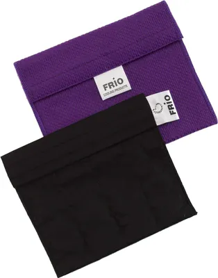 Produktbild von FRIO Kühltasche für Insulin, 14 x 12cm, lila - KEIN Eispack oder Batterien nötig, für eine Kombinationen von Ampullen oder Patronen, KEIN Pen