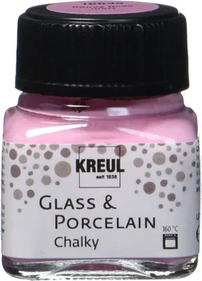 Immagine prodotto di KREUL 16635 KREUL Colore per vetro e porcellana Gessato, Rosa confetto