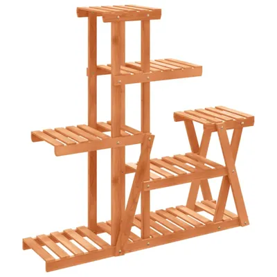 Produktbild von Blumenständer 95x25x96 cm Massivholz Tanne
