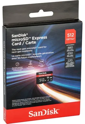 Image de SanDisk microSD EXPRESS 512GB Switch 2 ready