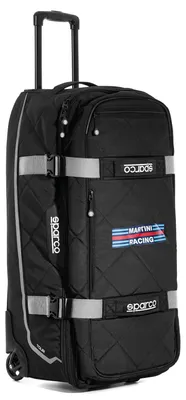 Image de Sparco 016437MRSI Tour Martini Racing Sac à roulettes, noir/gris