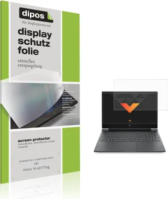Produktbild von 2x Schutzfolie für HP Victus 16 s0177ng matt Displayschutzfolie Folie Display Schutz dipos