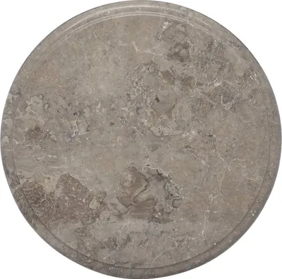 Produktbild von Tischplatte Grau Ø40x2,5 cm Marmor