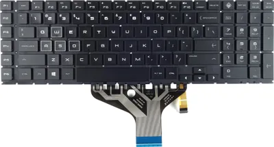 Image de Tradebit - Clavier pour HP | Anglais US QWERTY INT | Compatibilité totale | Matériaux de haute qualité | Modèles : Omen 17-CB