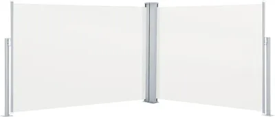 Obrázek produktu pro Zatahovací boční markýza / zástěna krémová 120 x 1000 cm