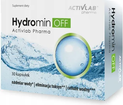 Obrázek produktu pro Tělový balancer: Tobolky Hydromin OFF, 30 ks - Pro odvodnění, detoxikaci a očištění