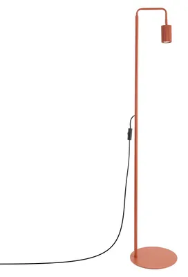 Image de Lampadaire KARBON 1, ocre et rouge, 1xGU10, 10 W, aluminium, 160 x 30 x 30 cm, Sollux Lighting