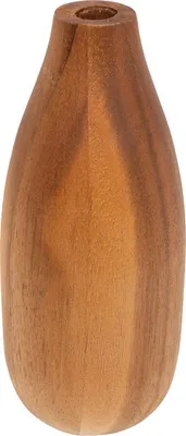 Image de Vase décoratif en bois d'acacia SOLIFLORE