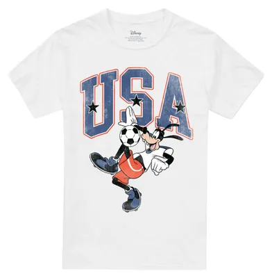 Produktbild von Disney - "USA" T-Shirt für Herren/Damen Uni TV34743 (S) (Weiß)