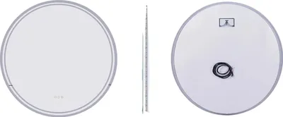Obrázok produktu pre Kúpeľňové zrkadlo, LED osvetlenie, funkcia proti zahmlievaniu, 600x600mm
