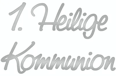 Produktbild von Wachsbuchstaben für die Erstkommunion, silberfarben