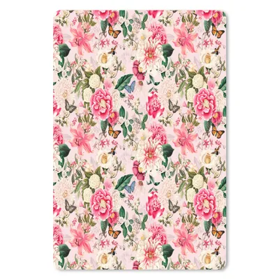 Produktbild von MuchoWow® Mauspad Mousepad Blumen - Insekten - Farben 40x60 cm - Mousepads - Maus Mat - Pad - Mausunterlage - Schreibtisch Accesoire