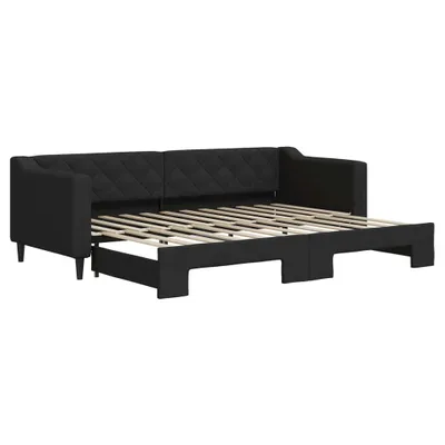 Image de Lit de jour avec gigogne sans matelas 80x200 cm