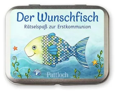 Obrázek produktu pro Der Wunschfisch. Rätselspaß zur Erstkommunion Metallbox
