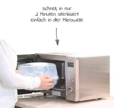 Immagine prodotto di Philips AVENT SCF281/02 Sterilizzatore di biberon a microonde per una sterilizzazione rapida
