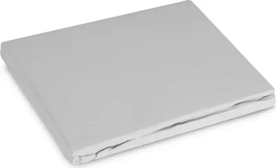 Zdjęcie produktu dla Prześcieradło z gumką Basic 160x200 +30 cm bawełna j. szare