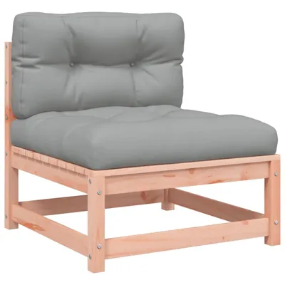 Produktbild von Gartensofa ohne Armlehnen mit Kissen Massivholz Douglasie