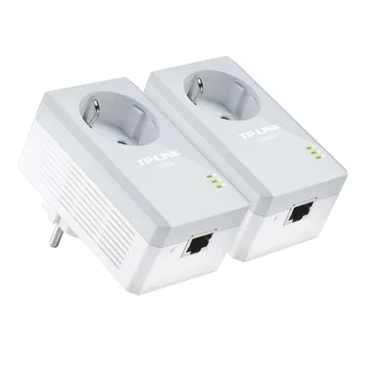 Image de TP-LINK AV500 Nano Kit de démarrage adaptateur CPL avec prise frontale (TL-PA4010PKIT)